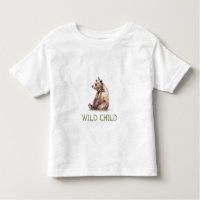 WiILD ENFANT Ours des bois | T-shirt bébé bébé enf