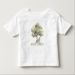 WiILD ENFANT Woodland Fox bébé bébé T-shirt enfant<br><div class="desc">Voici notre t-shirt bébé WiILD ENFANT bois fox fox, parfait pour un cadeau mignon et fantasque! Ce design d'inspiration bohème crée une scène douce et simple avec son paysage aquarelle naturel d'un arbre vert et de renard boisé classique. Idéal pour accueillir un petit garçon ou une petite fille, ce t-shirt...</div>
