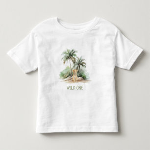 WiILD ONE Oerwoud Safari Lion Kinder Shirts
