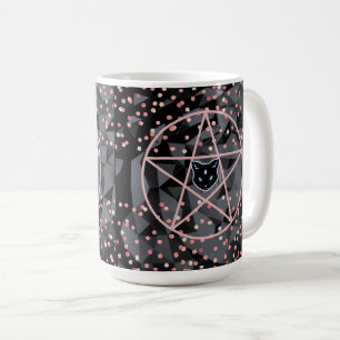 WiizyWitch Magische Heksen Kosmische Kat Vijfpunti Koffiemok