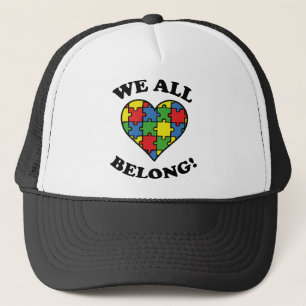 Wij allen Belong - Autisme-bewustzijn Trucker Pet
