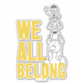 Wij allen Belong Sticker (Voorkant)