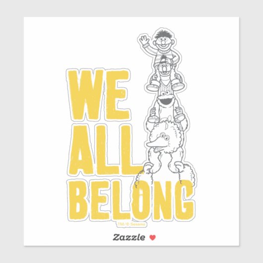 Wij allen Belong Sticker (Vel)