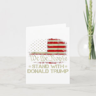 Wij als mensen staan voor Donald Trump 2024 Amerik Kaart