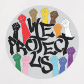 Wij Beschermen Ons Labels (Design 1)