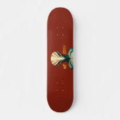 Wij bestaan - Alien Head Skateboard (Voorkant)