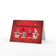 Wij breien u een Vrolijke Kerstkaart