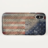 Wij de Amerikaanse vlag iPhone X Hoesje (Achterkant (horizontaal))