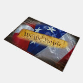 Wij de Amerikaanse vlag van de mensen Deurmat (Schuin)