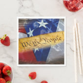 Wij de Amerikaanse vlag van de mensen Servet (Insitu)