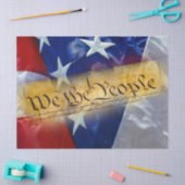 Wij de Amerikaanse vlag van de mensen Tissuepapier (Craft)