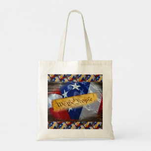 Wij de Amerikaanse vlag van de mensen Tote Bag
