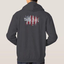 Wij, de Amerikaanse volksmassa Splat Hoodie