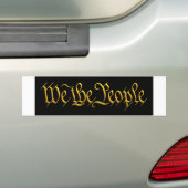 Wij, de Bumpersticker van het volk (Op auto)