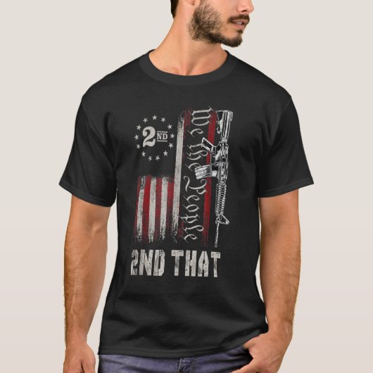 Wij, de burgers, en dat tweede amendement, dat ons t-shirt (Voorkant)