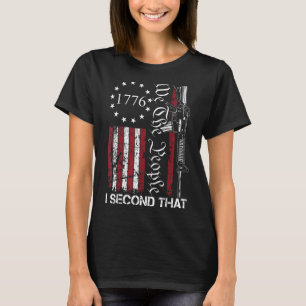 Wij, de burgers, hebben dat tweede amendement over t-shirt