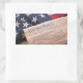 Wij de Grondwet van het volk Rechthoekige Sticker (Tas)