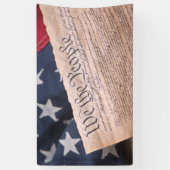 Wij de Grondwet van het volk Spandoek (Verticaal)