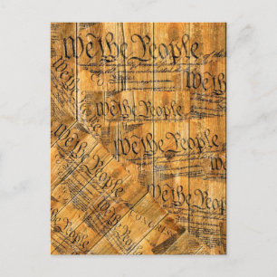 Wij, de mensen-Amerikaanse grondwet Briefkaart