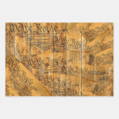 Wij, de mensen-Amerikaanse grondwet Inpakpapier Vel (Voorkant 2)