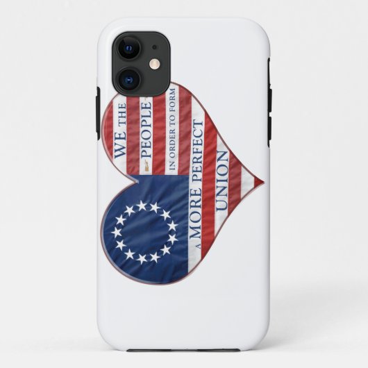 Wij, de mensen-Amerikaanse vlag Case-Mate iPhone Case (Achterkant)