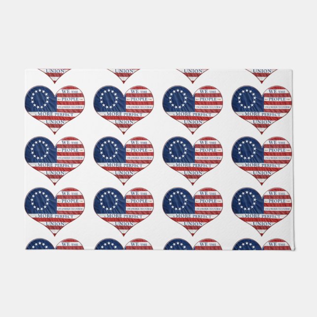 Wij, de mensen-Amerikaanse vlag Deurmat (Voorkant)