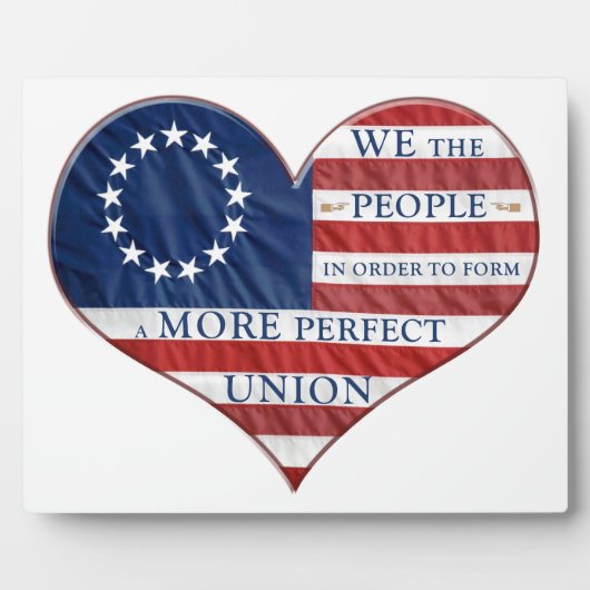 Wij, de mensen-Amerikaanse vlag Fotoplaat (Voorkant)