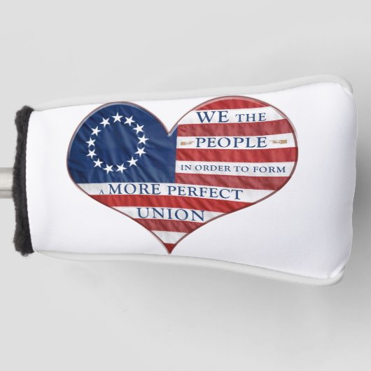 Wij, de mensen-Amerikaanse vlag Golfheadcover (Voorkant)