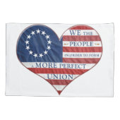 Wij, de mensen-Amerikaanse vlag Kussensloop (Achterkant)