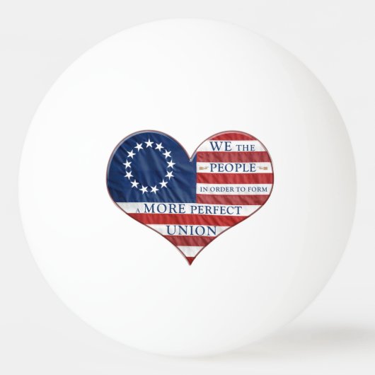 Wij, de mensen-Amerikaanse vlag Pingpongballen (Voorkant)