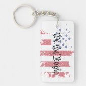 Wij, de mensen-Amerikaanse vredesvlag Sleutelhanger (Voorkant)