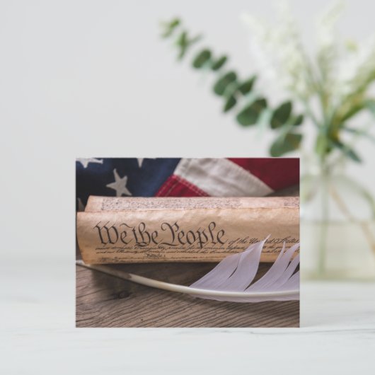 Wij, de mensen briefkaart (Staand voorkant)