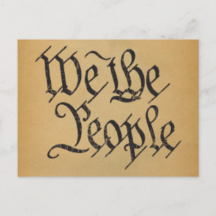 Wij, de mensen briefkaart