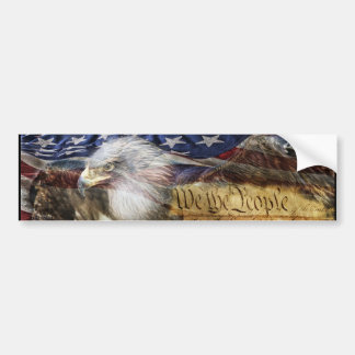 Wij, de mensen bumpersticker