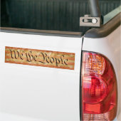 Wij, de mensen bumpersticker (Op Truck)