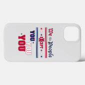 Wij, de mensen Case-Mate iPhone case (Achterkant (horizontaal))