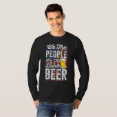 Wij, de mensen, Drinken graag bier Drink auto T-shirt (Voorkant volledig)