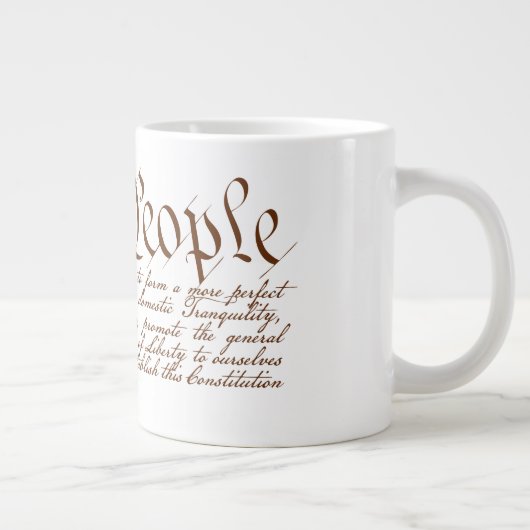 Wij, de mensen extra grote beker (Rechts)