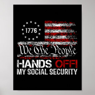 Wij, de mensen, geven mijn Amerika van de sociale Poster