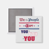 Wij, de mensen magneet (Voorkant / Achterkant)