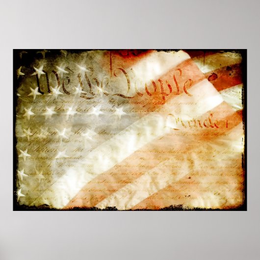 Wij de mensen met een Amerikaans Poster (Voorkant)