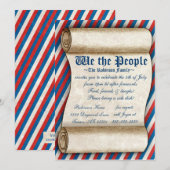 Wij, de mensen op 4 juli van de partij kaart (Voorkant / Achterkant)