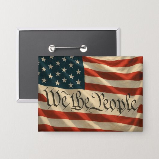 Wij, de mensen, pinnen button (Voorkant / Achterkant)