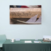 Wij, de mensen spandoek (Beurs)