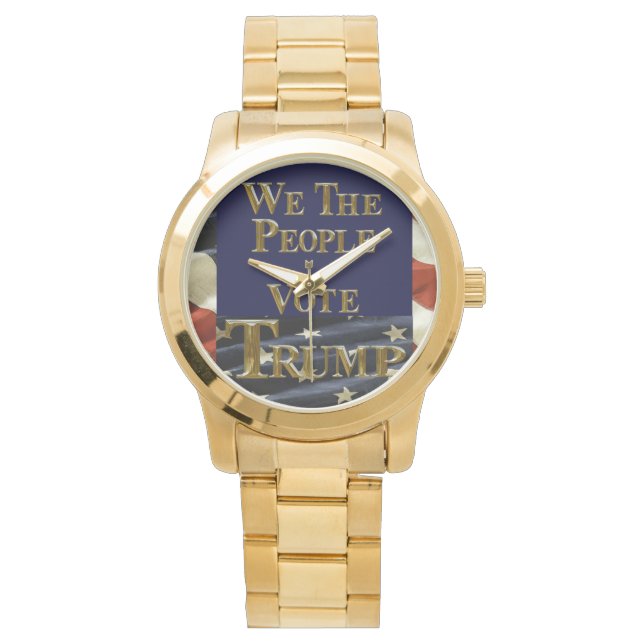 WIJ DE MENSEN STEMMEN TRUMP HORLOGE (Voorkant)