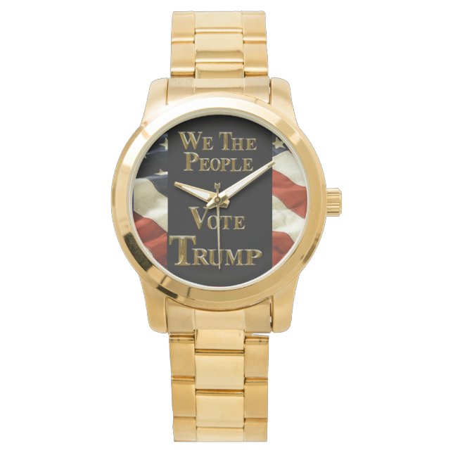 WIJ DE MENSEN STEMMEN TRUMP HORLOGE (Voorkant)