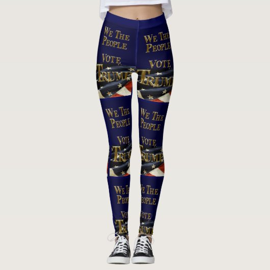 WIJ DE MENSEN STEMMEN TRUMP LEGGINGS (Voorkant)