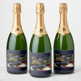 WIJ DE MENSEN STEMMEN TRUMP SPARKLING WIJNETIKET