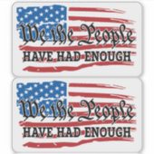 Wij, de mensen sticker (Voorkant)