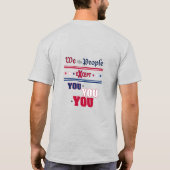 Wij, de mensen t-shirt (Achterkant)